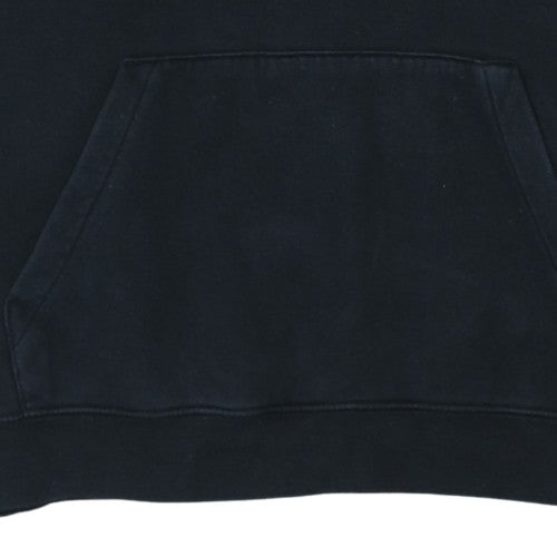 Additional view of Nike boys’ black xl pullover fleece hoodie with logo and kangaroo pocket