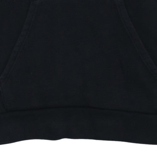 Additional view of Adidas Men's Black Small Pullover Hoodie with Red Logo