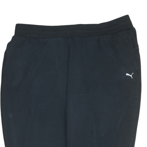 Additional view of Puma Men’s Black Fleece Sweatpants 2XL Regular Fit Casual Sportswear