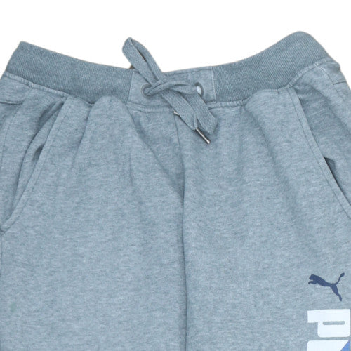 Additional view of Puma men’s grey jogger sweatpants, size S, regular fit activewear