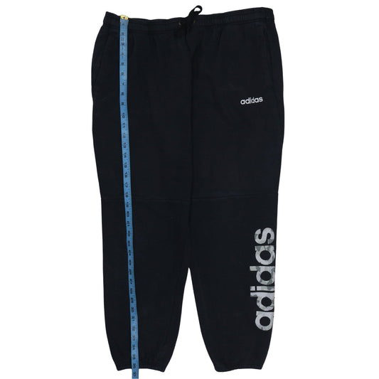 Adidas Men Black XL Jogger Fleece Sweatpants
