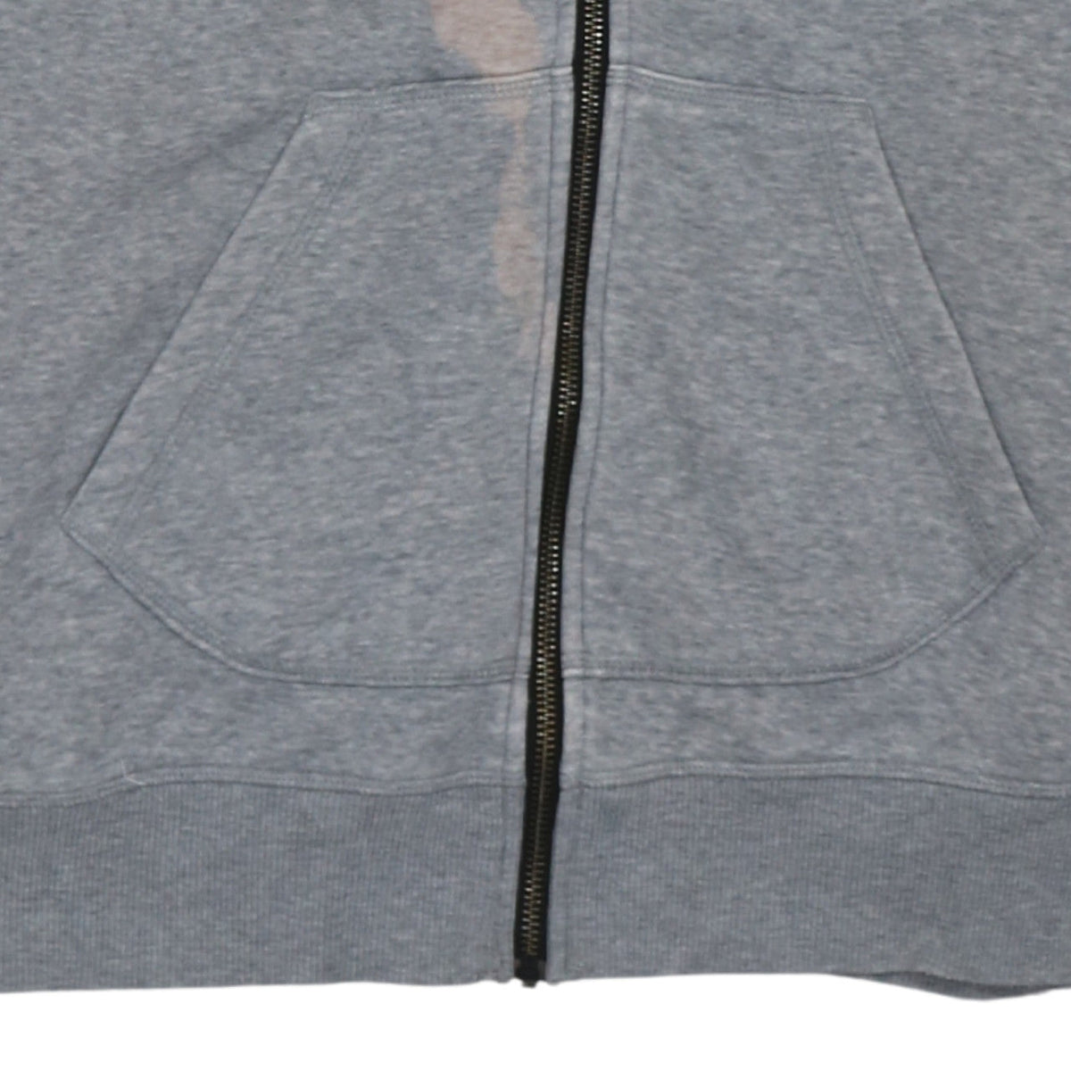 Additional view of Adidas Originals women’s grey full zip hoodie, size UK 12