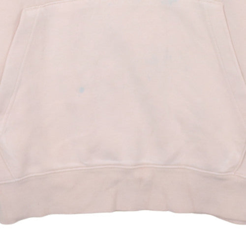 Nike Women's Pink Pullover Hoodie Medium Fleece Casual Sweatshirt