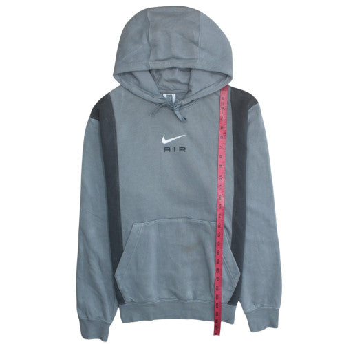 Nike Women’s Grey Pullover Hoodie Medium Fleece Air Logo Casual
