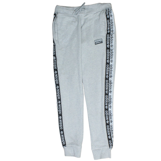 Adidas Women's Grey Jogger Trousers Size 8 Regular Fit Fleece