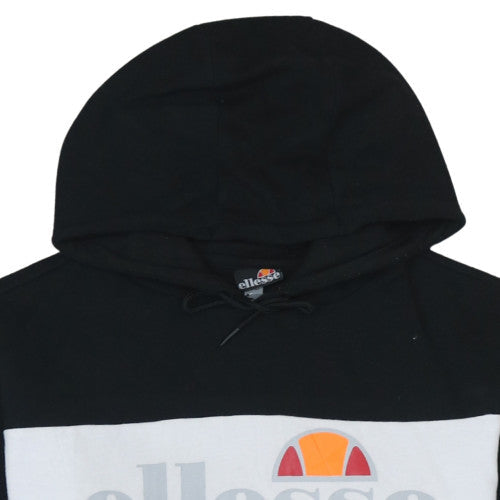 Additional view of Ellesse men’s grey black pullover hoodie l logo sportswear