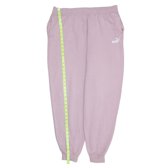 Puma Women’s Pink Jogger Trousers XL Fleece Sweatpants