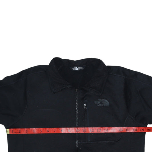 The North Face Men's Black Full Zip Fleece Sweatshirt Size S