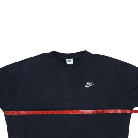 Nike Mens Black L Crew Neck Pullover Sweatshirt