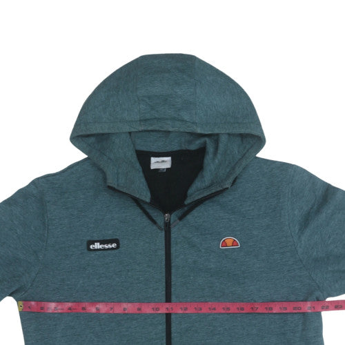 Ellesse Men's Green Full Zip Hoodie Size L Sportswear