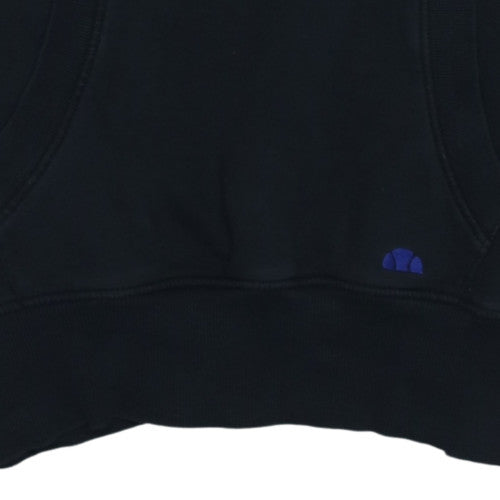 Additional view of Ellesse Men’s Black Pullover Hoodie M Logo Sports Fleece