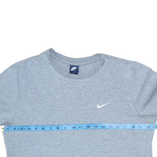 Nike Men's Grey Crew Neck Pullover Sweatshirt Size S