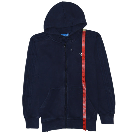 Adidas Men's Blue Full Zip Hoodie Size M Regular Fit
