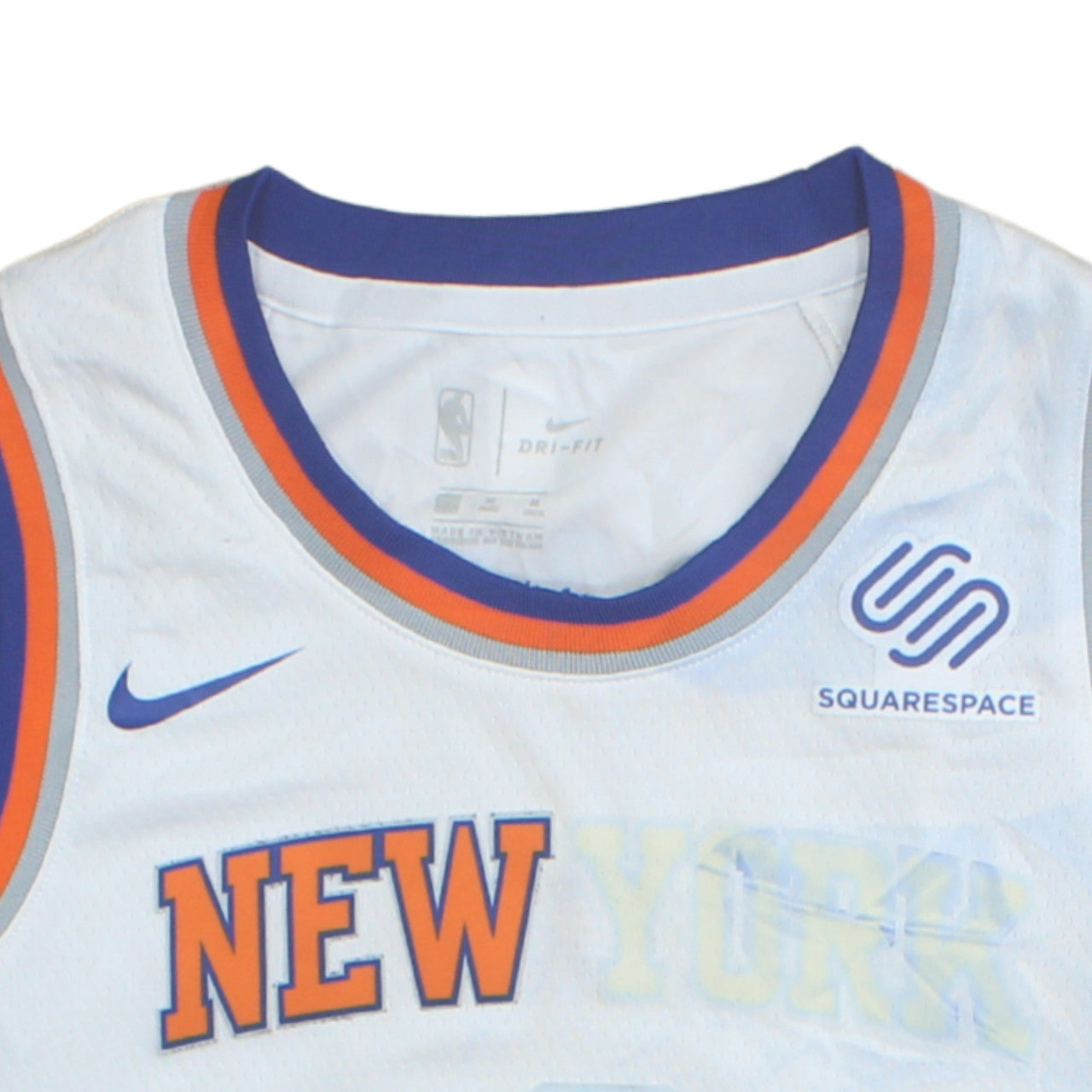 Nike Men's New York Knicks White Basketball Jersey Tank Top Size M