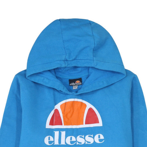 Additional view of Ellesse boys’ blue & white pullover hoodie 13-14 years cotton blend