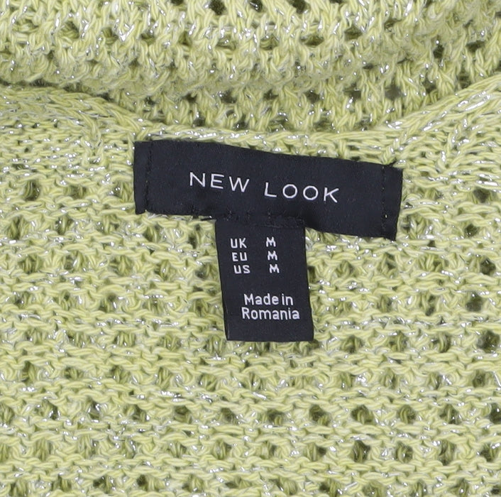 New Look Women's Green Knit Camisole Tank Top Size M