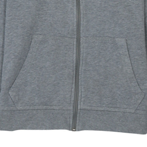 Additional view of Nike boys’ grey full zip hoodie xl 13-15 years fleece sweatshirt