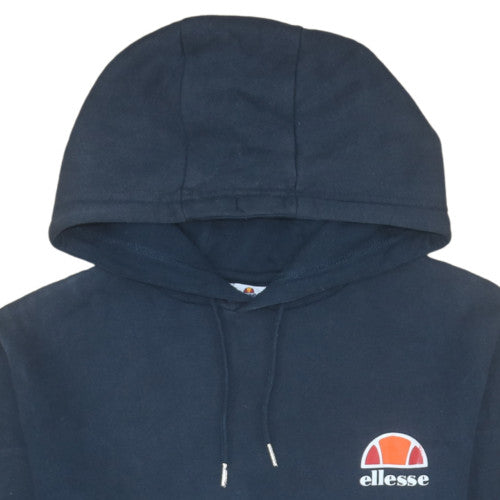 Additional view of Ellesse men’s blue pullover hoodie small regular fit logo fleece