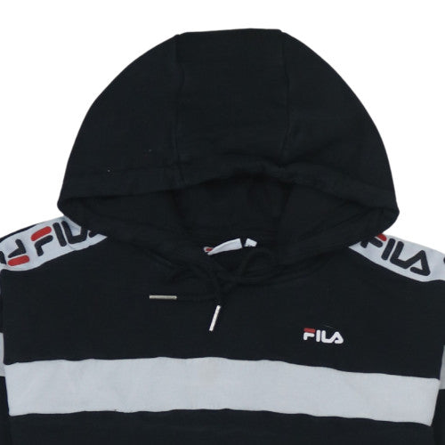 Additional view of Fila men’s black xs pullover hoodie logo sportswear