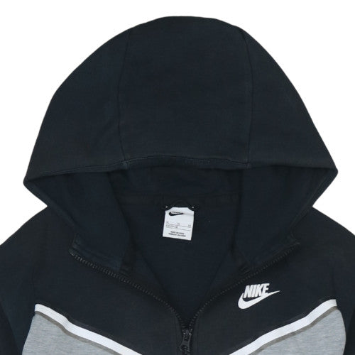 Nike Boys Grey & Black Full Zip Fleece Hoodie XL 158-170cm
