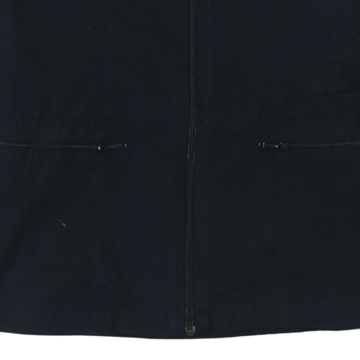 Additional view of Levi's girls’ black cotton full zip mid-length jacket, size L