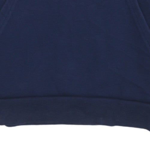 Puma Boys Navy Blue Pullover Hoodie Sweatshirt Size 16 Years Cotton Blend