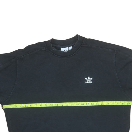 Adidas Men's Black L Crew Neck Pullover Sweatshirt