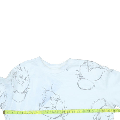 Disney Classics at George Women’s Cream Tinker Bell Pullover Sweatshirt M 12-14