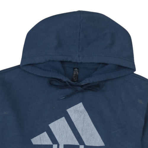Additional view of Adidas men’s blue pullover hoodie l golf fleece sportswear