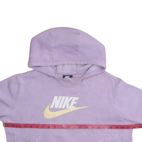 Nike Womens Purple Pullover Hoodie Standard Fit Size L Casual