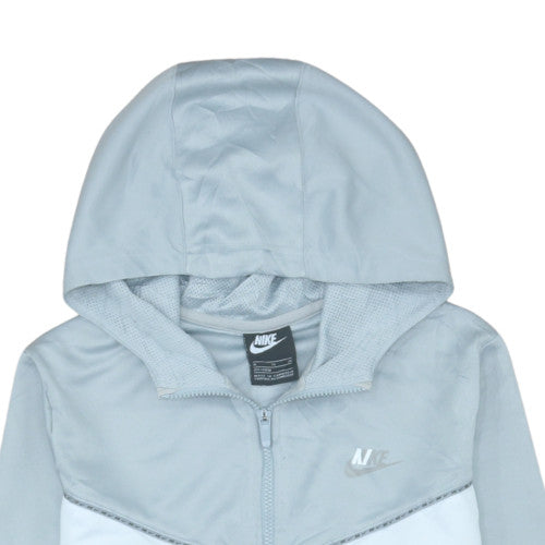 Additional view of Nike boys’ light blue full zip hoodie xl 158-170cm polyester blend