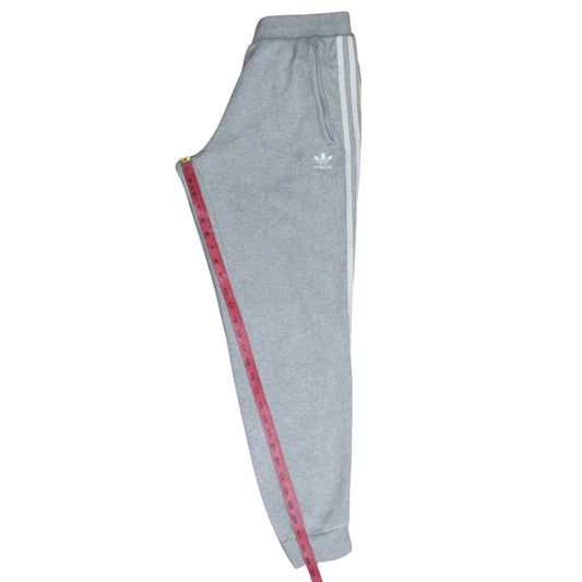 Adidas Mens Grey Jogger Trousers Size M Casual Sportswear