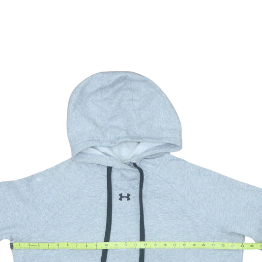 Under Armour Men's Grey Pullover Hoodie Size L Relaxed Fit Fleece