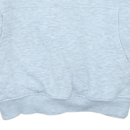 Additional view of Fila Men's Grey Pullover Hoodie XS Regular Fit Logo Sweatshirt
