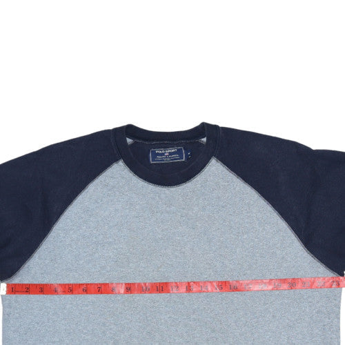 Ralph Lauren Polo Sport Men's Grey Sweatshirt M Crew Neck Cotton