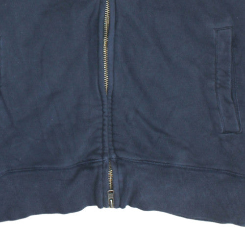 GANT Men's Navy Blue Full Zip Hoodie 2XL Cotton Casual Sweatshirt