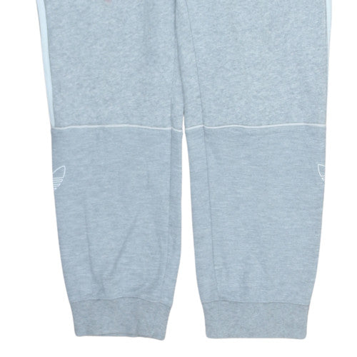 Additional view of Adidas men’s grey l sweatpants jogger trousers elastic waist