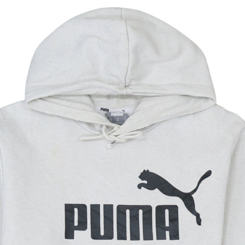 Additional view of Puma Women's White Hoodie Medium Pullover Hooded Sweatshirt