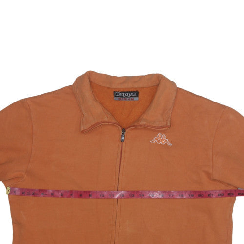 Kappa Men's Brown Full Zip Fleece Sweatshirt Size M Regular