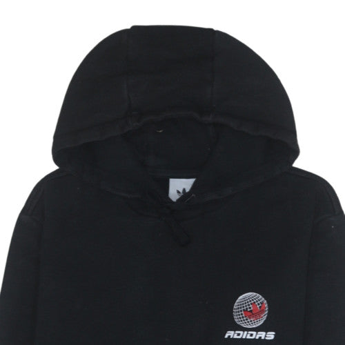 Additional view of Adidas men’s black pullover hoodie m graphic logo sportswear