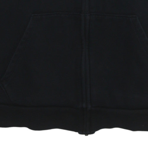 Additional view of Puma Men's Black Full Zip Hoodie, size L, Sports Fleece Sweatshirt