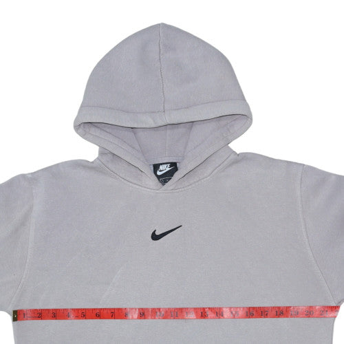 Nike Women’s Grey Pullover Hoodie Size L Cotton Blend Casual