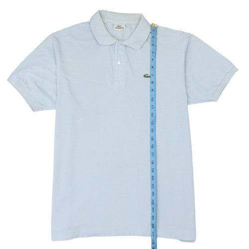 Lacoste Men's Light Blue Cotton Short Sleeve Polo Shirt Size L