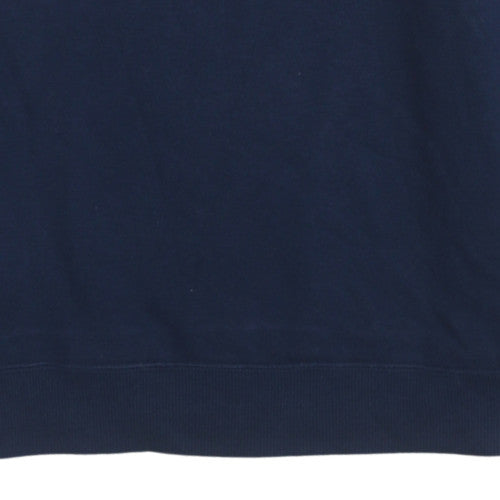 Additional view of Fila women’s navy blue pullover sweatshirt, size UK 16, crew neck classic fit
