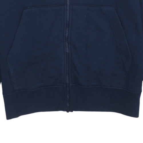 Nike Men's Blue Full Zip Hoodie Small Fleece Sportswear