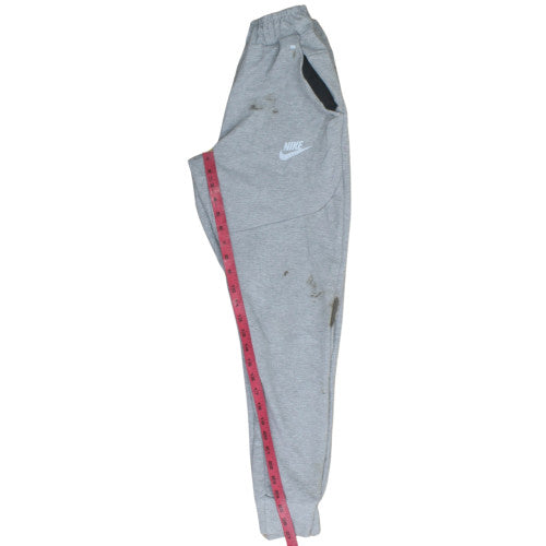 Nike Men's Grey Small Jogger Sweatpants with Elastic Waist and Pockets