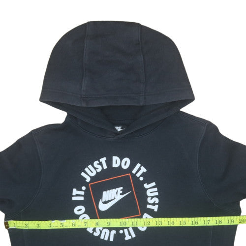 Nike Men's Black Pullover Hoodie L Classic Fit Sports Graphic
