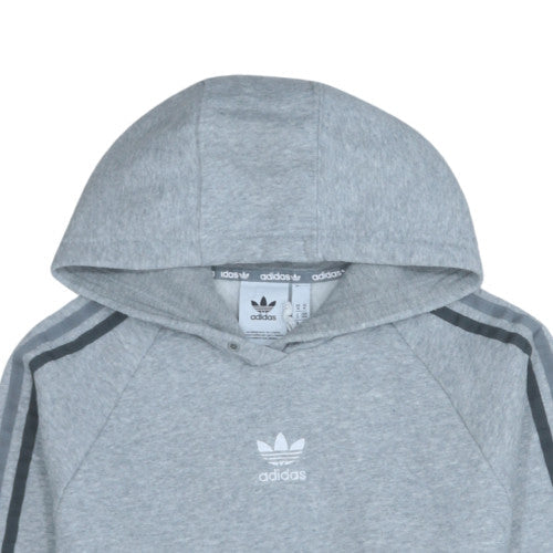 Additional view of Adidas Men's Grey Pullover Hoodie, size M, Regular Fit