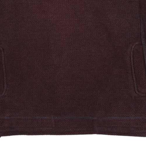 Weird Fish Men's Brown 2XL High Neck 1/4 Zip Pullover Sweatshirt