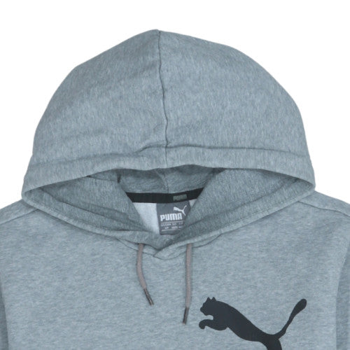 Additional view of Puma Men's Grey Pullover Hoodie Small Regular Fit Graphic Fleece
